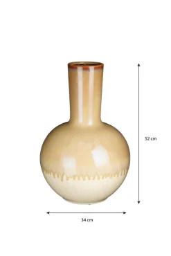 Vazen & Potten<Mica Decorations Vaas Holm Crème - 52 cm hoog
