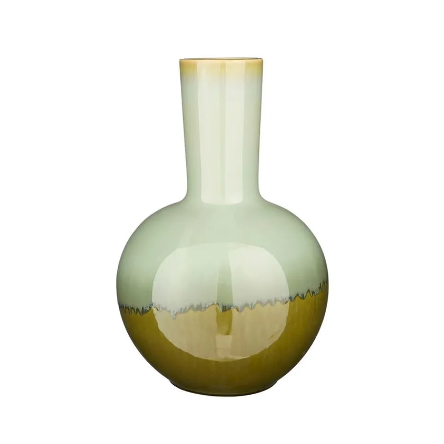 Vazen & Potten<Mica Decorations Vaas Holm Groen - 52 cm hoog