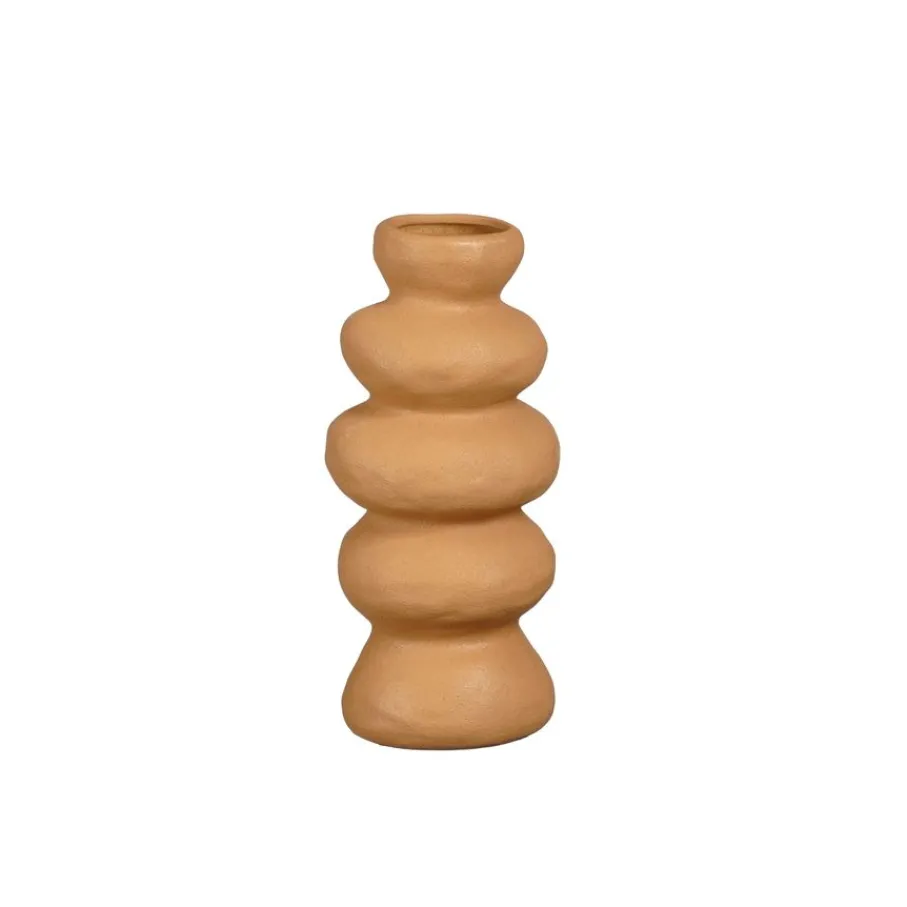 Vazen & Potten<Mica Decorations Vaas Jano Bruin - 30 cm hoog