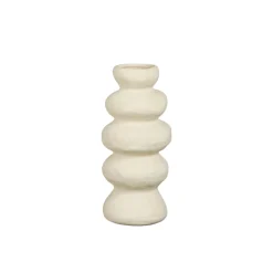 Vazen & Potten<Mica Decorations Vaas Jano Crème - 30 cm hoog