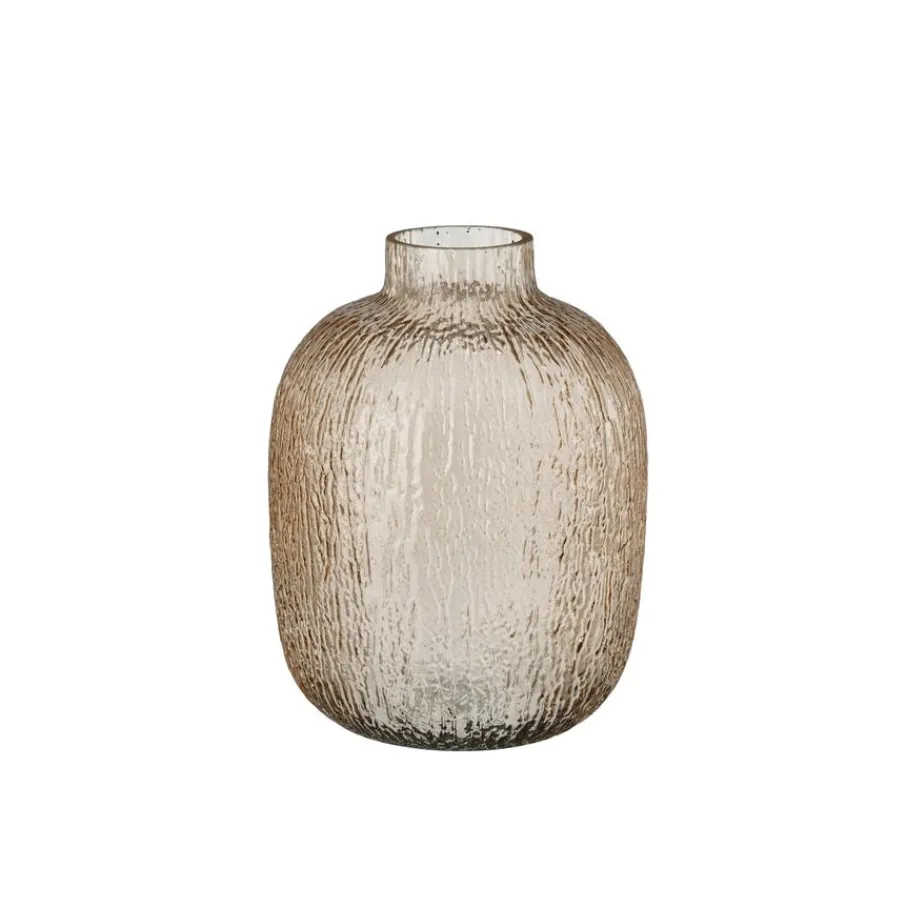Vazen & Potten<Mica Decorations Vaas Leco Bruin - 23 cm hoog