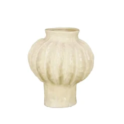Vazen & Potten<Mica Decorations Vaas Rune Crème - 29 cm hoog