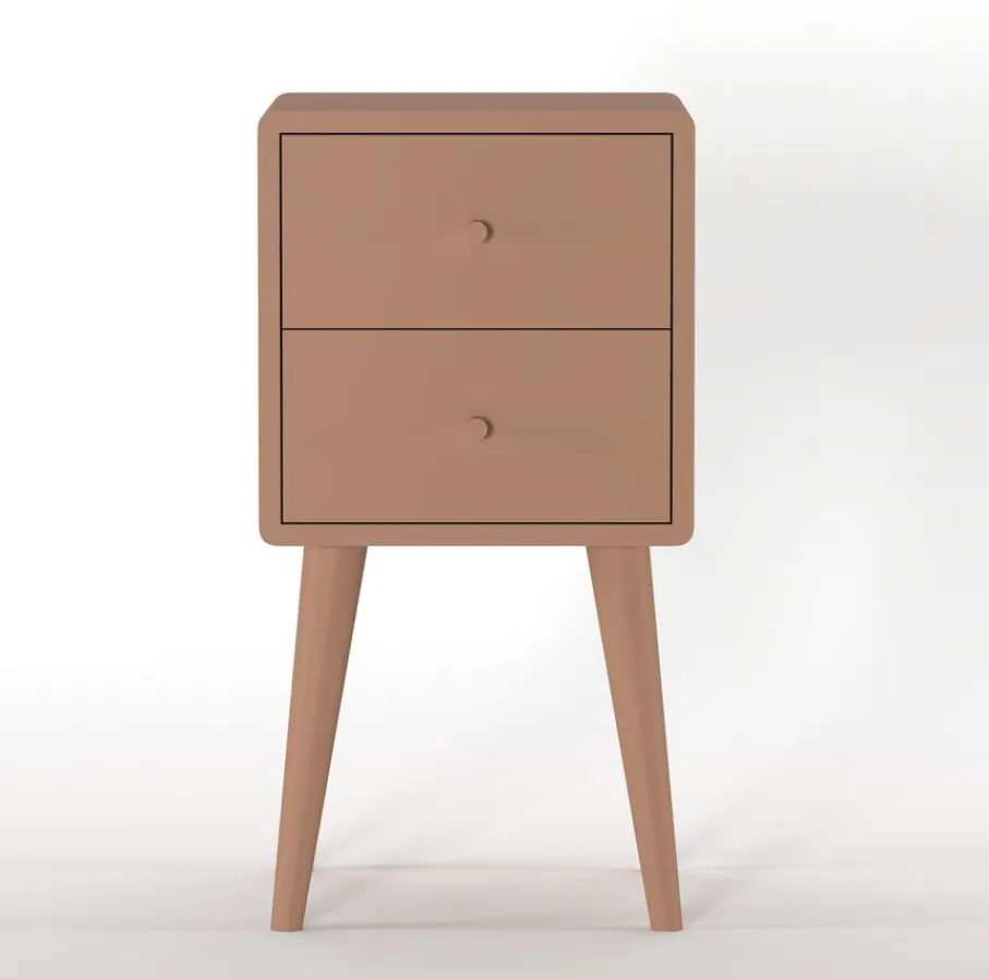 Nachtkastjes< Nachtkastje Borba Blush - 30x57x30 cm