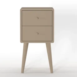 Nachtkastjes< Nachtkastje Borba Taupe - 30x57x30 cm