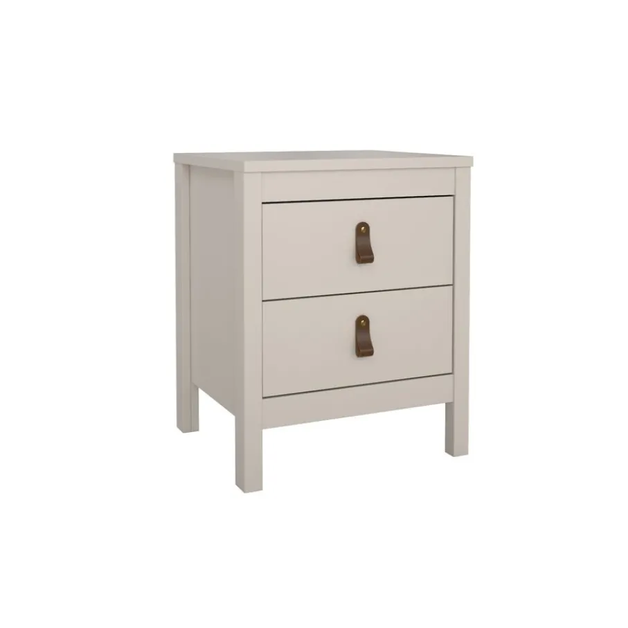 Nachtkastjes< Nachtkastje Dallas Taupe - 44x55x39 cm
