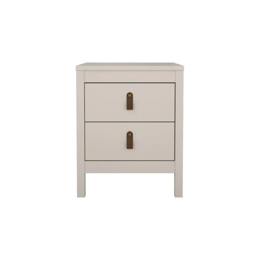 Nachtkastjes< Nachtkastje Dallas Taupe - 44x55x39 cm