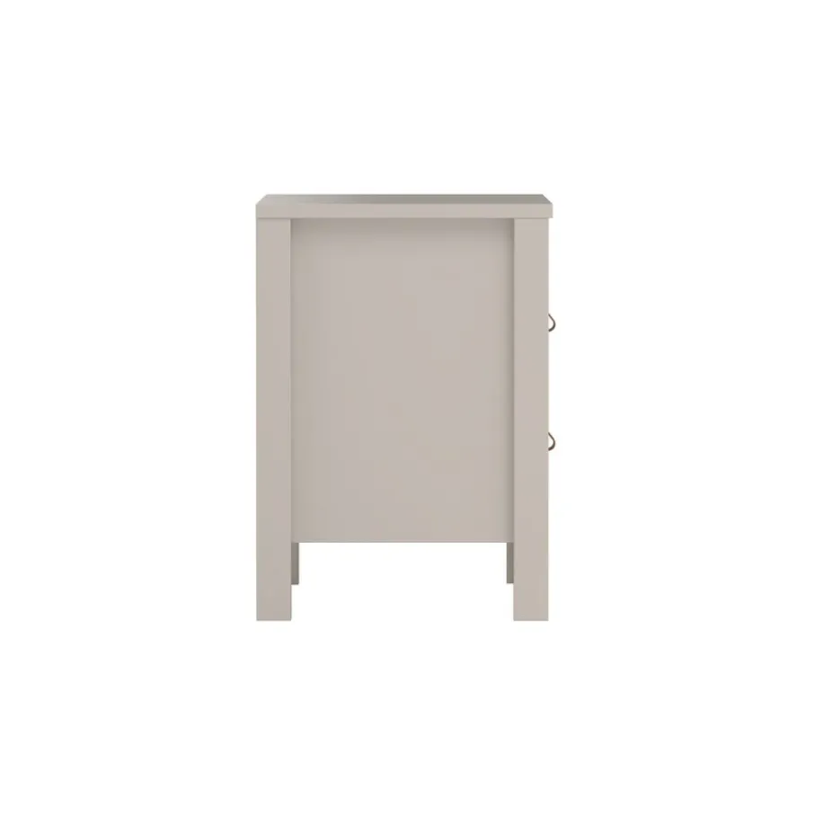 Nachtkastjes< Nachtkastje Dallas Taupe - 44x55x39 cm