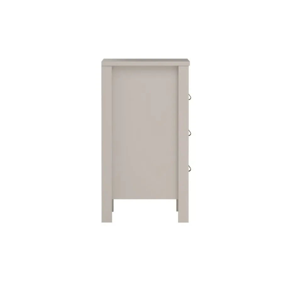 Nachtkastjes< Nachtkastje Dallas Taupe - 44x71x39 cm