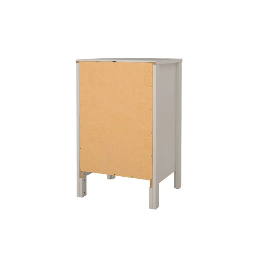 Nachtkastjes< Nachtkastje Dallas Taupe - 44x71x39 cm