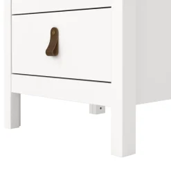 Nachtkastjes< Nachtkastje Dallas Wit - 44x71x39 cm