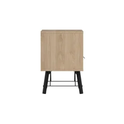Nachtkastjes< Nachtkastje Denver Eiken - 54x60x41 cm