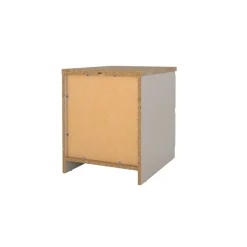 Nachtkastjes< Nachtkastje Luna Taupe / Eiken - 41x50x50 cm