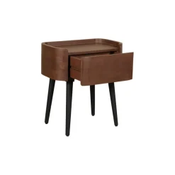 Nachtkastjes< Nachtkastje Maurik Bruin - 51x55x31 cm