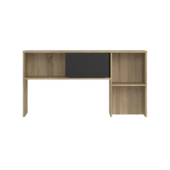 Bureaus< Opzetkast Boston Eiken / Zwart - 123x65x24 cm