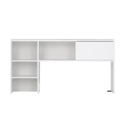 Bureaus< Opzetkast Boston Hoogglans Wit - 149x79x25 cm