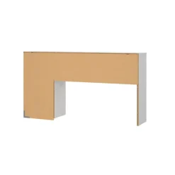 Bureaus< Opzetkast Boston Wit / Eiken - 123x65x24 cm