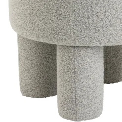 Poefs & Krukjes< Poef Weslee Beige - Ø 50 cm