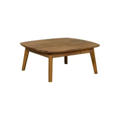Salontafels< Salontafel Bodo Honingbruin - 80x80 cm