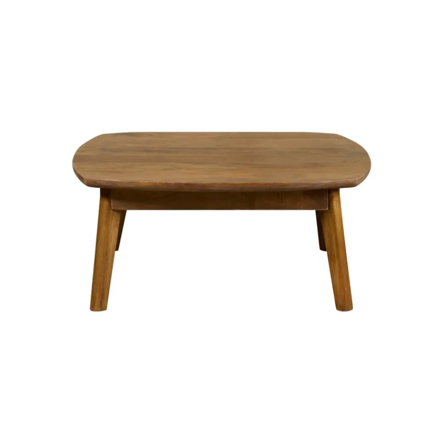 Salontafels< Salontafel Bodo Honingbruin - 80x80 cm