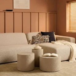 Salontafels|Bijzettafels< Salontafel Borgi Taupe - set 3 stuks