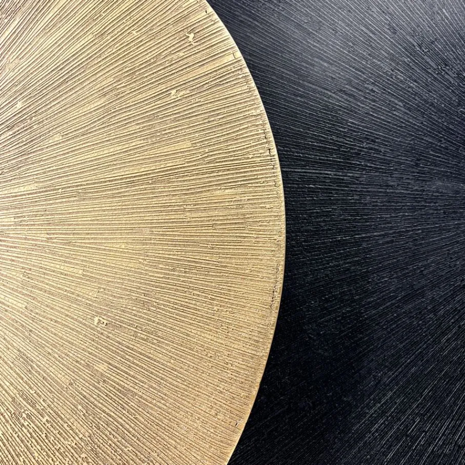 Salontafels< Salontafel Foti Zwart / Brons- set 2 stuks