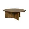 Salontafels< Salontafel Lens Bruin - Ø 80 cm