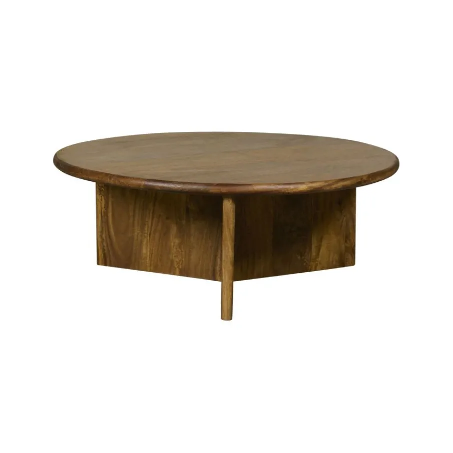 Salontafels< Salontafel Lens Bruin - Ø 80 cm