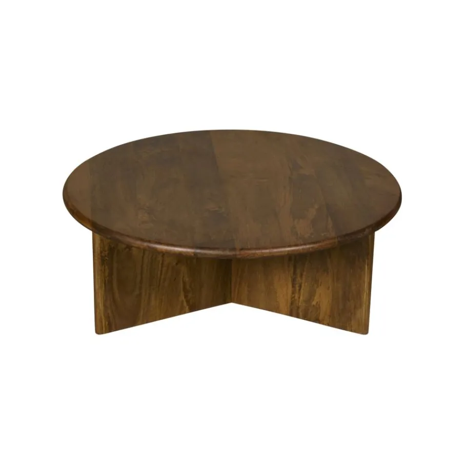 Salontafels< Salontafel Lens Bruin - Ø 80 cm