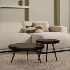 Salontafels< Salontafel Luso Bruin - set 2 stuks