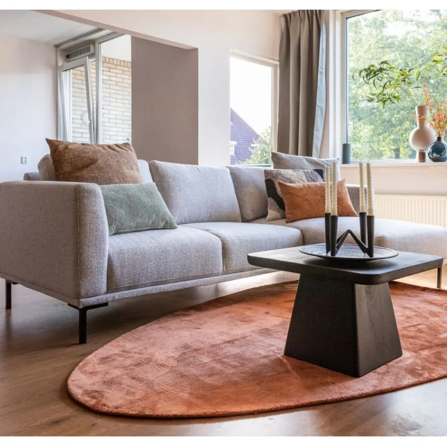Salontafels< Salontafel Meerlo Zwart - 60x60 cm