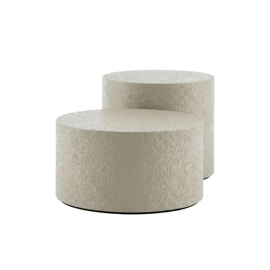 Salontafels|Bijzettafels< Salontafel Novi Greige - set 2 stuks