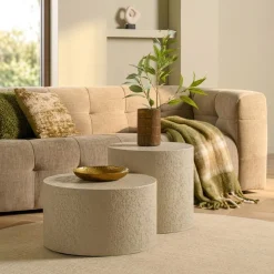 Salontafels|Bijzettafels< Salontafel Novi Greige - set 2 stuks