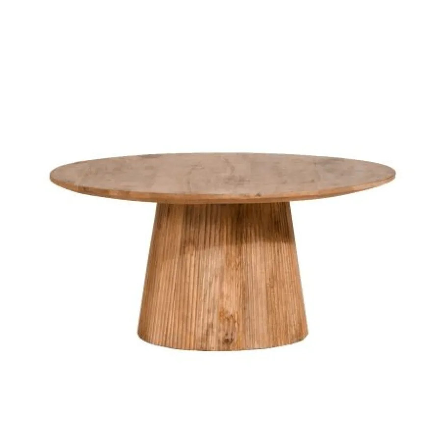 Salontafels< Salontafel Viktor Lichtbruin - Ø 80 cm