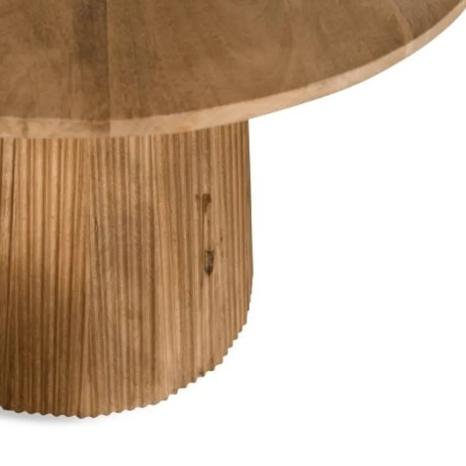Salontafels< Salontafel Viktor Lichtbruin - Ø 80 cm