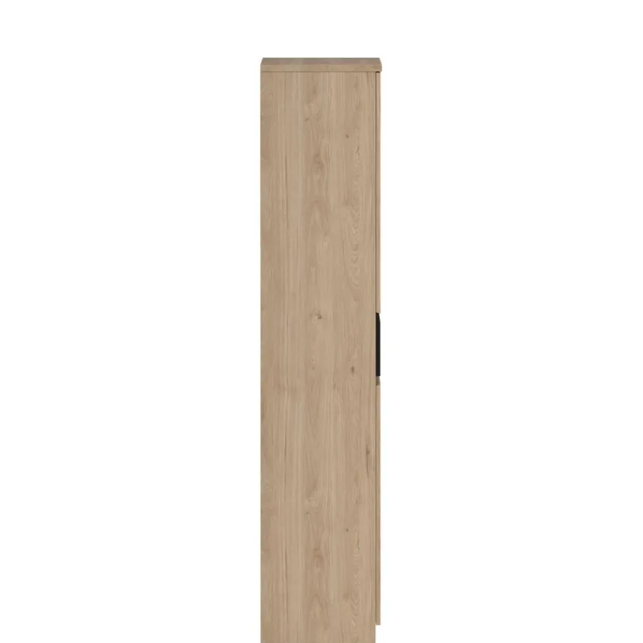 Opbergkasten|Schoenenkasten< Schoenenkast Luna Eiken - 81x192x40 cm