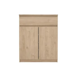 Opbergkasten|Schoenenkasten< Schoenenkast Luna Eiken - 81x101x40 cm