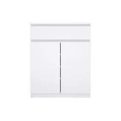 Opbergkasten|Schoenenkasten< Schoenenkast Luna Hoogglans Wit - 81x101x40 cm