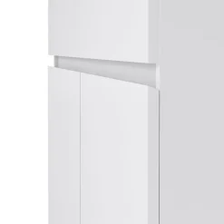 Opbergkasten|Schoenenkasten< Schoenenkast Luna Hoogglans Wit - 81x101x40 cm