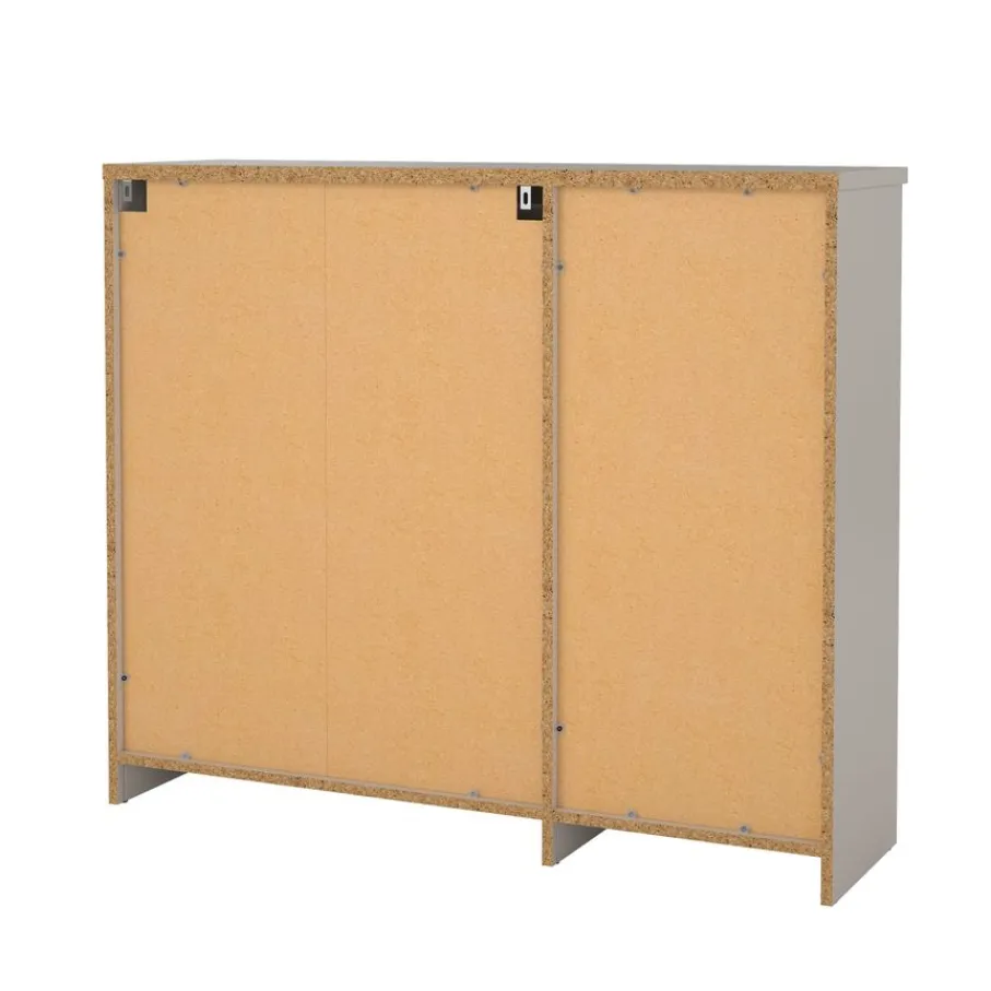 Opbergkasten|Schoenenkasten< Schoenenkast Luna Taupe - 109x92x32 cm