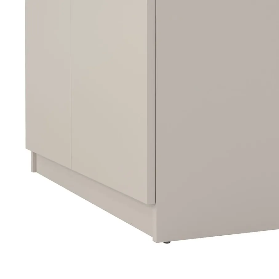 Opbergkasten|Schoenenkasten< Schoenenkast Luna Taupe - 81x192x40 cm