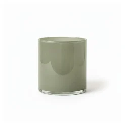 Kaarsen & Kandelaars< Sfeerlicht Astra Groen - 12 cm hoog