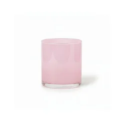 Kaarsen & Kandelaars< Sfeerlicht Astra Roze - 10 cm hoog