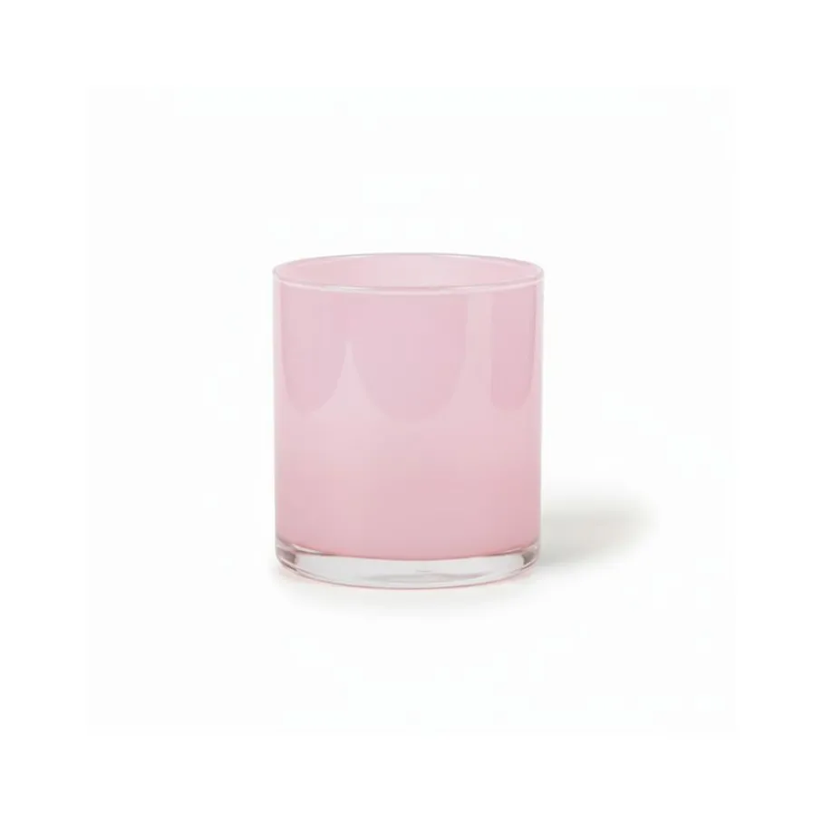 Kaarsen & Kandelaars< Sfeerlicht Astra Roze - 10 cm hoog