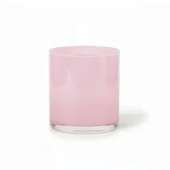 Kaarsen & Kandelaars< Sfeerlicht Astra Roze - 15 cm hoog
