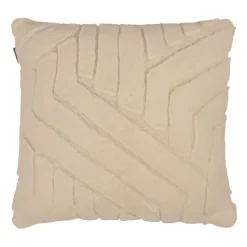 Sierkussens< Sierkussen Abstracte Lijnen Beige - 45x45 cm