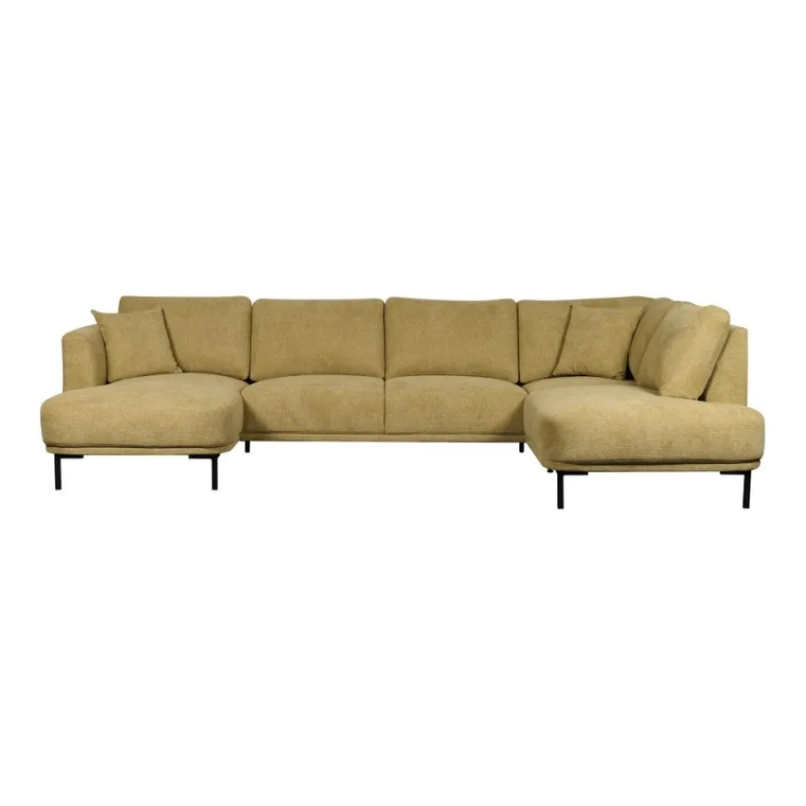 Sierkussens|Bankaccessoires< Sierkussen Andelst Geel - 45x45 cm