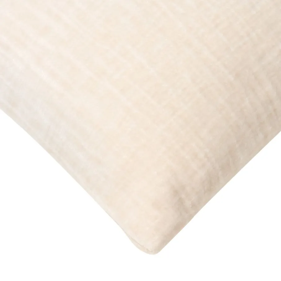 Sierkussens< Sierkussen Georgette Ivoor - 45x45 cm