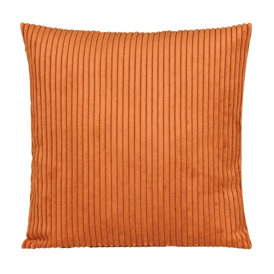 Sierkussens< Sierkussen Ribbels Oranje - 45x45 cm