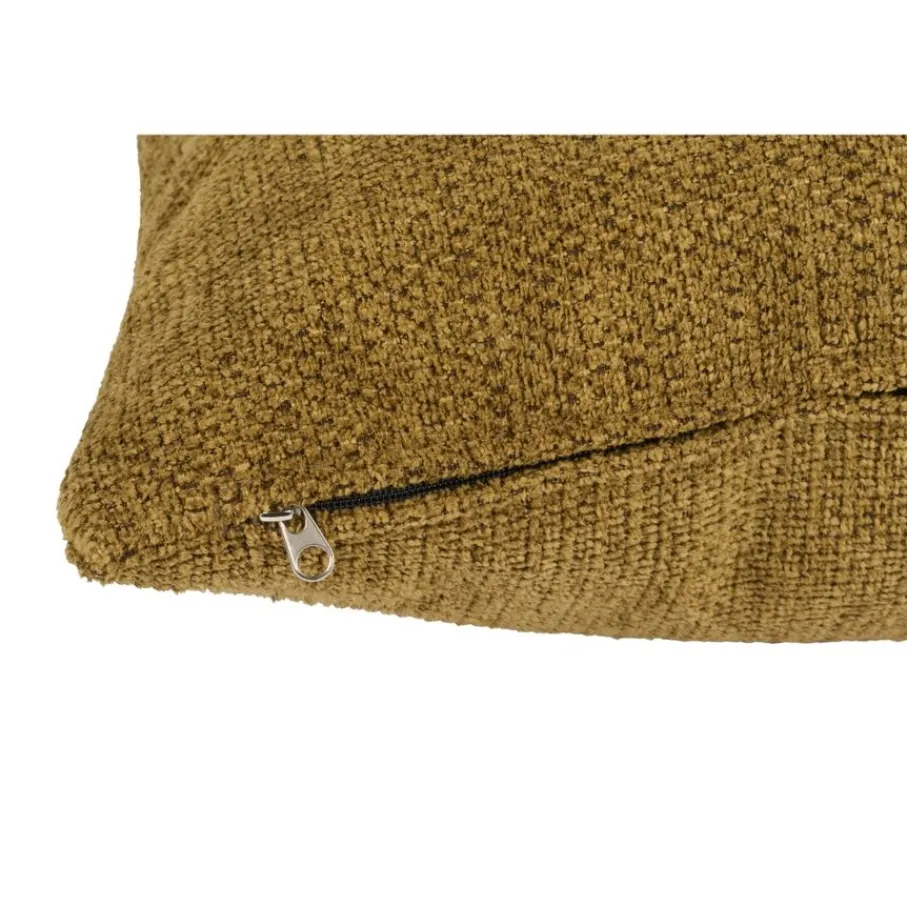 Sierkussens|Bankaccessoires< Sierkussen Stegen Mosterdgeel - 45x45 cm