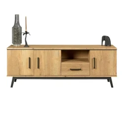 Tv-Meubels< TV-meubel Batenburg Naturel - 180x65x45 cm